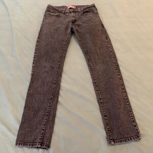 Levis 510 Jeans Boys 18 Regular 29x29 Purple Super Skinny Extra Slim Denim